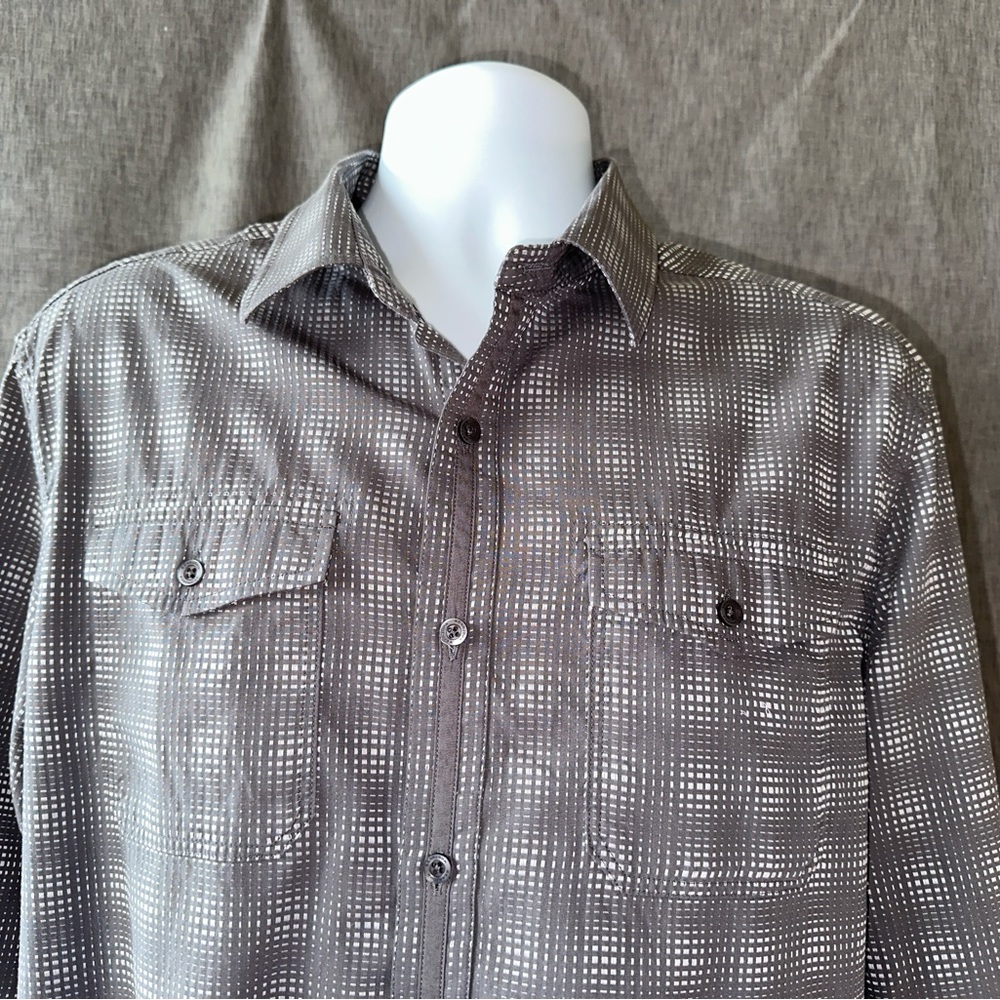 SEAN JOHN BUTTON FRONT SHIRT-EXCELLENT-XL